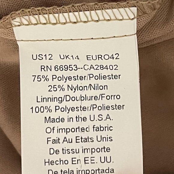 Cynthia Cynthia Steffe Size 12 Lace Overlay Pencil Mini Skirt - Picture 6 of 7